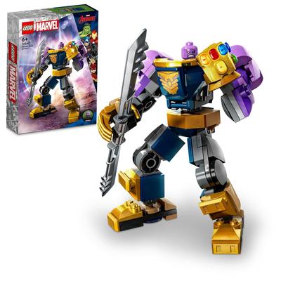 LEGO Super Heroes Marvel Thanos Mecha Suit 76242 Toy Block Present American Comics Superhero Movie Boys Ages 6 and Up