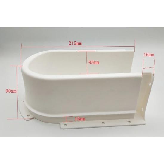 Plastic ABS în formă de U pentru sertar chiuvetă Mobilier baie dulap încastrat U pentru drenaj chiuvetă tip DEFHP