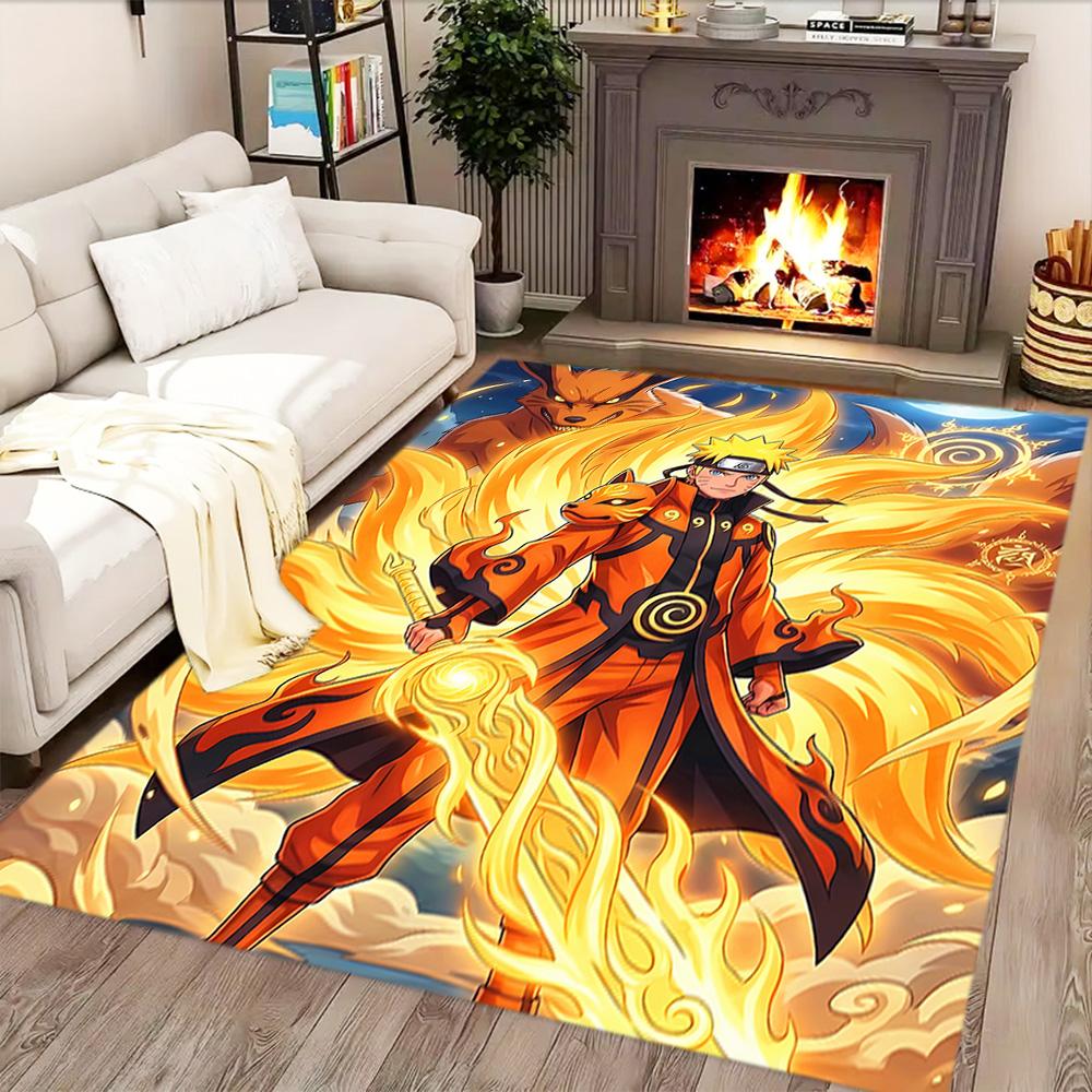 Naruto's Fire Mode for Living Room, Bedroom Rug, Study Room, Hallway Decoration, Perfect for Home Decoration or Holiday Gifts