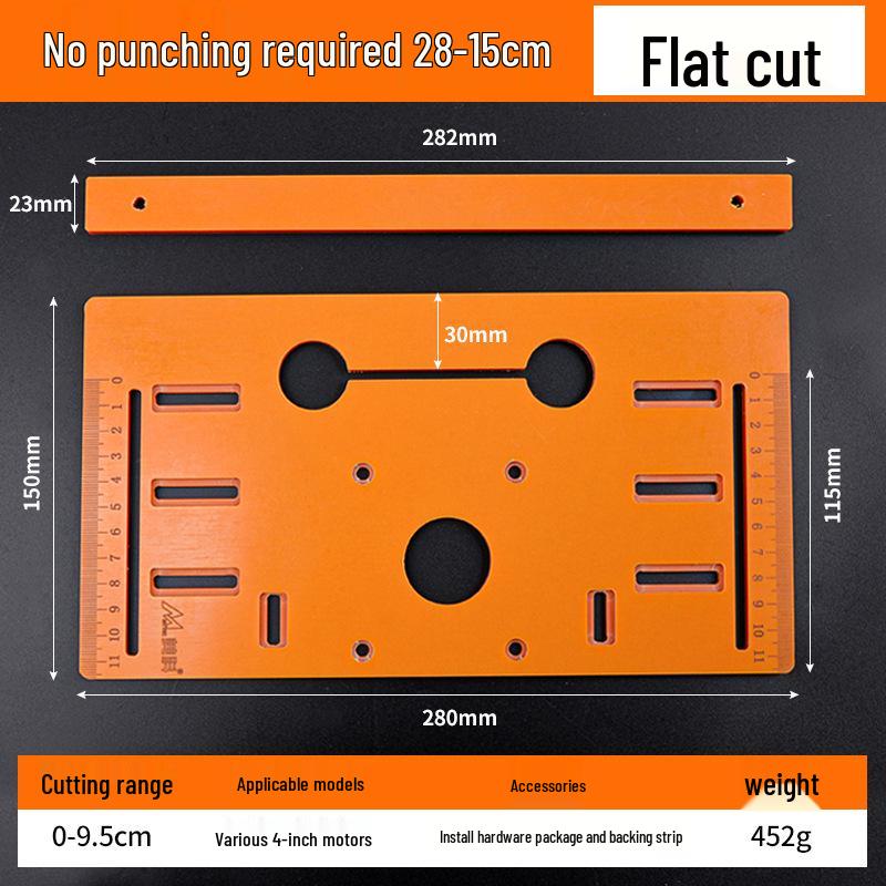 

Yunshi Panel Cutting Machine Base Plate - Electric and Hand-Held Saw Support for Carpentry