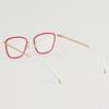 New Men's Square Titanium Screwless Glasses Frame Women Fashion Ultralight Brand Designer Eyewear Handmade Eyeglasses Spectacles
