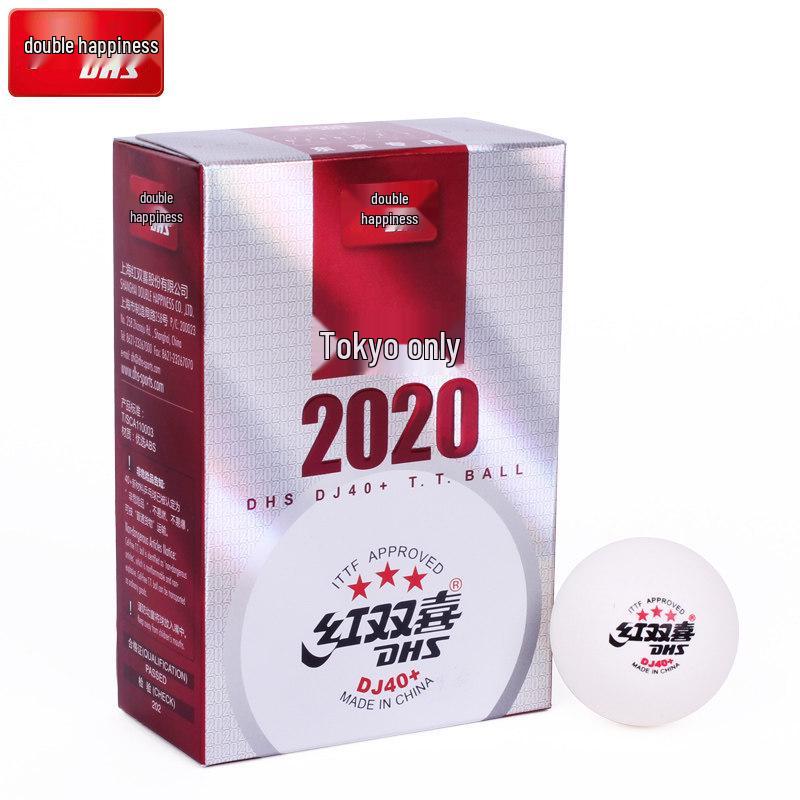 

Шарики для пинг-понга Двойное счастье: Соревнования 3 звезды, тренировки 1 и 2 звезды, для использования в помещении и для домашней игры 40+ (Токио WTT)