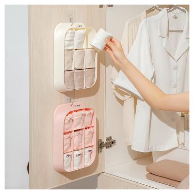 Wall-mounted Underwear Sock Storage Box Closet Bra Garments Holder Bin Drawer Case Large Clothcompartment Box Space-saving