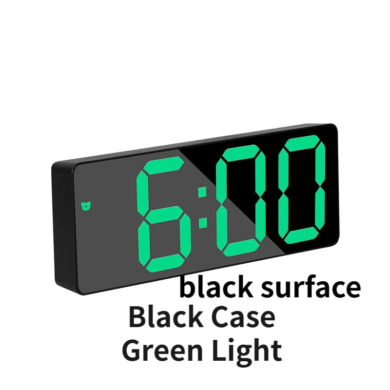 LED Electronic Alarm Clock Desktop Bedside Digital Watch Simple Style Bedroom Clock Desk Decoration Office Decorations