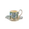 Retro American coffee cup and saucer set Couple cup Internet celebrity afternoon tea cup Ceramic lady high value cup gift box