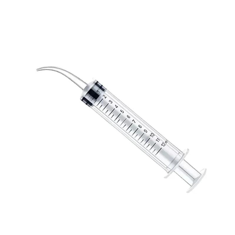1/2/3 PCS 12ML Ear Wash Syringe Elbow Rubber Tube Earwax Cleaning Tool