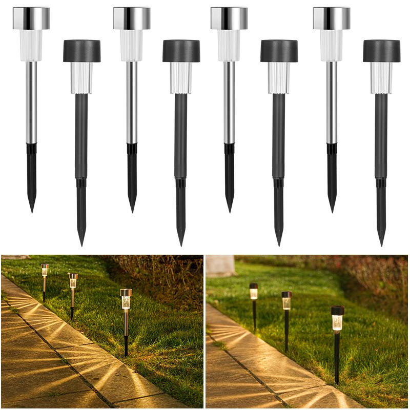 Waterproof Solar Stainless Steel Garden Pathway Light for Outdoor Courtyard and Lawn