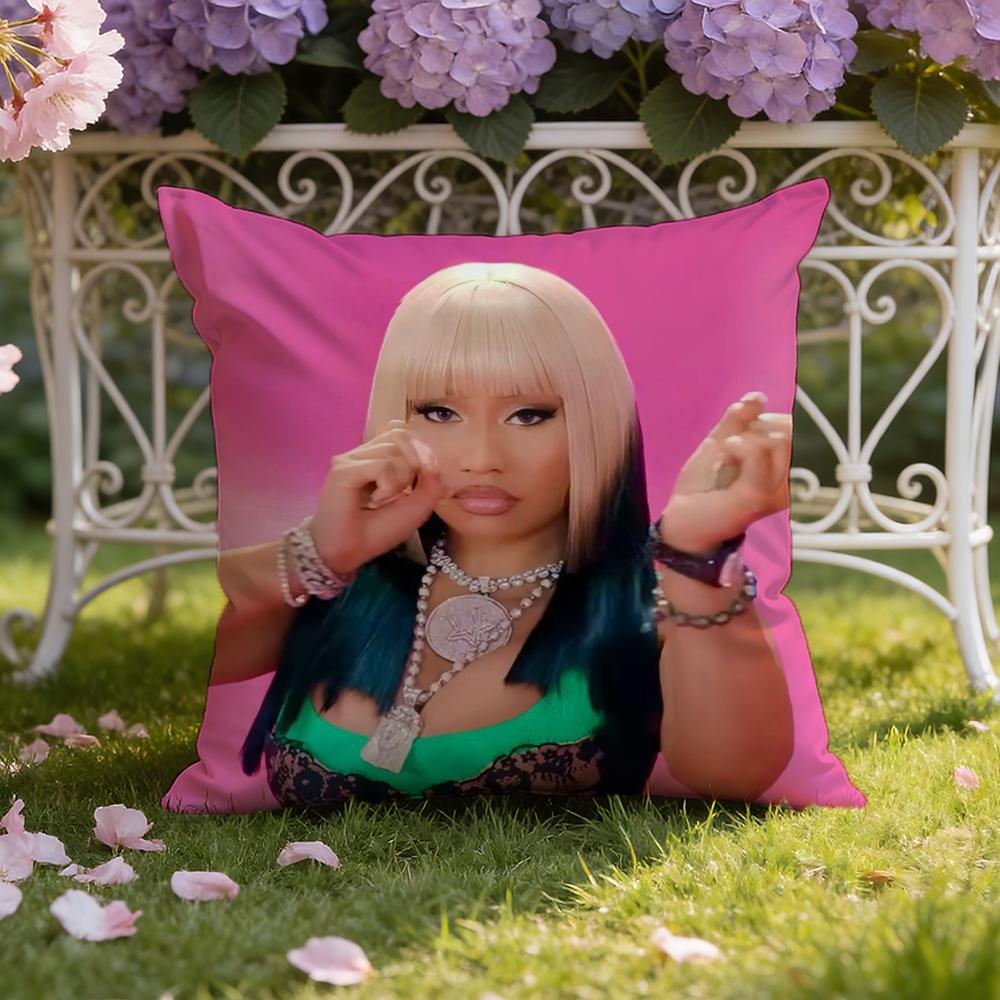 Чехол для подушки N-Nicki Minaj Pink F-Friday для дома и автомобиля, двойной: Двусторонняя конструкция для максимального комфорта 30X30cm
