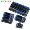 1 2 4 8 Channel 5V DC Relay Module Solid State High Level SSR AVR DSP G3MB-202P Relay for Arduino