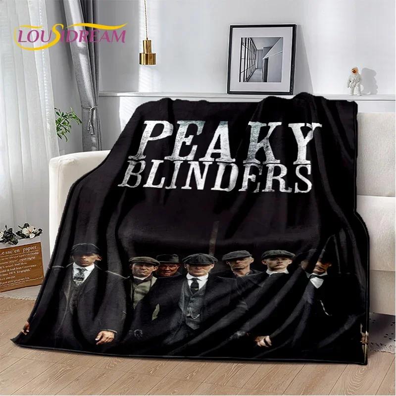 New Tommy Shelby P-Peaky B-Blinders Soft Blanket,Soft Throw Blanket for Home Bedroom Bed Sofa Picnic Travel Cover Gift