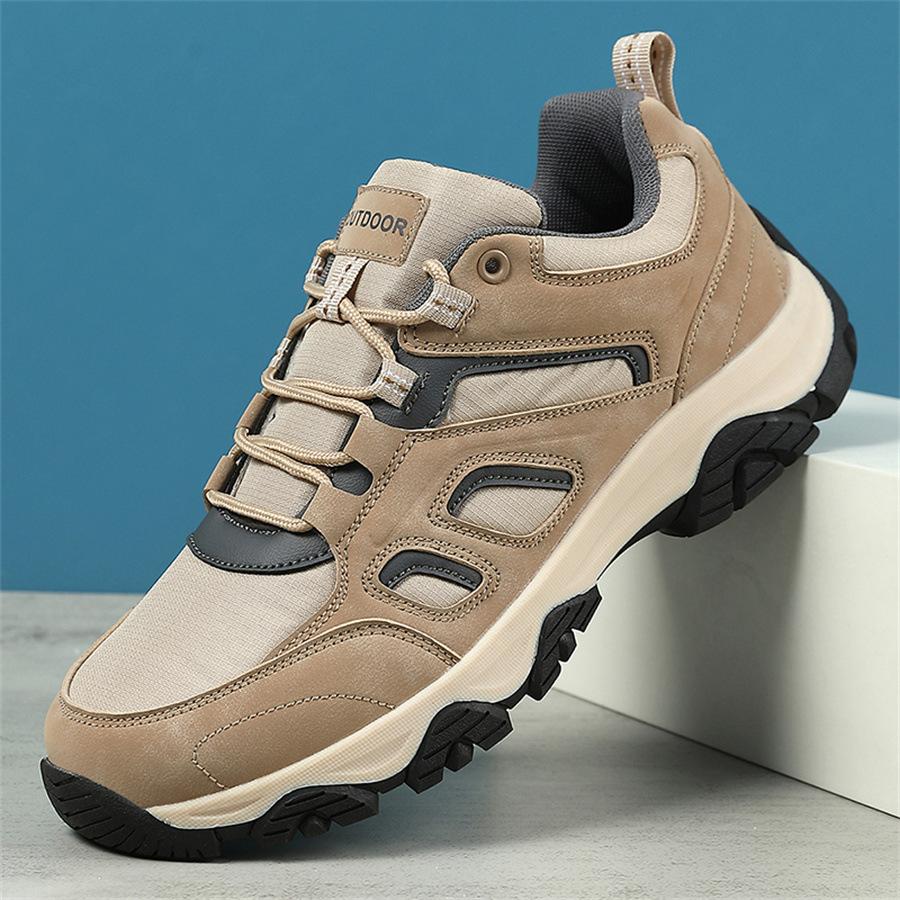 Hiking shoes new large size 2025 four seasons off-road outdoor running shoes light hiking fashion casual sports shoes