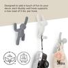 Umbra BUDDY Wall Hooks Gray Pastel 3-Pack ABS Resin 2kg Load Capacity