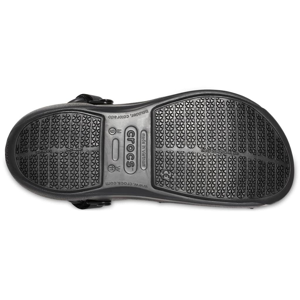 [CROCS] Bistro Pro LiteRide Clog Sandals, Black, Size 27 cm