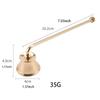 Candle Damper Candle Stainless Tool Long Handle Bell Extinguisher Accessory Wicks Out Steel Extinguish Putting Accessories