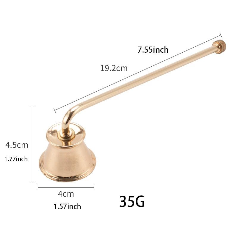 Candle Damper Candle Stainless Tool Long Handle Bell Extinguisher Accessory Wicks Out Steel Extinguish Putting Accessories