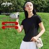 MJ STYLE Women's Quick-Dry Slim Fit Sports T-Shirt