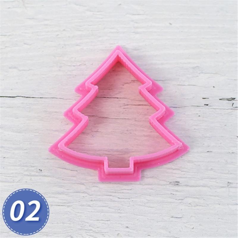 22 PCS Christmas Cookie Cutters Biscuit Cutter Multi Shapes Cookie Moulds PP Material Biscuit Mold Baking Accessories
