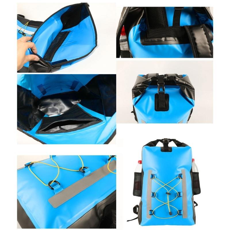 30L Dry Bag Water Proof Bag Kayaking Boating Water Proof Backpack with Side Bag, Floating Dry Bag Backpack Water Proof