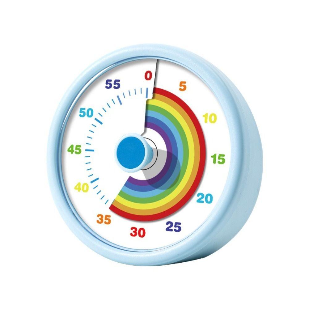 60 Minutes Visual Timer Round/Square Ultra Silent Countdown Alarm Clock Self-discipline Visualization Kitchen Timer Indoor3