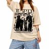2026 Summer Fashion Trendy Tee Retro Jasper Inspired Unisex Black T-shirt Thai Boy Band Fanmade Merch Kpop Birthday Shirt