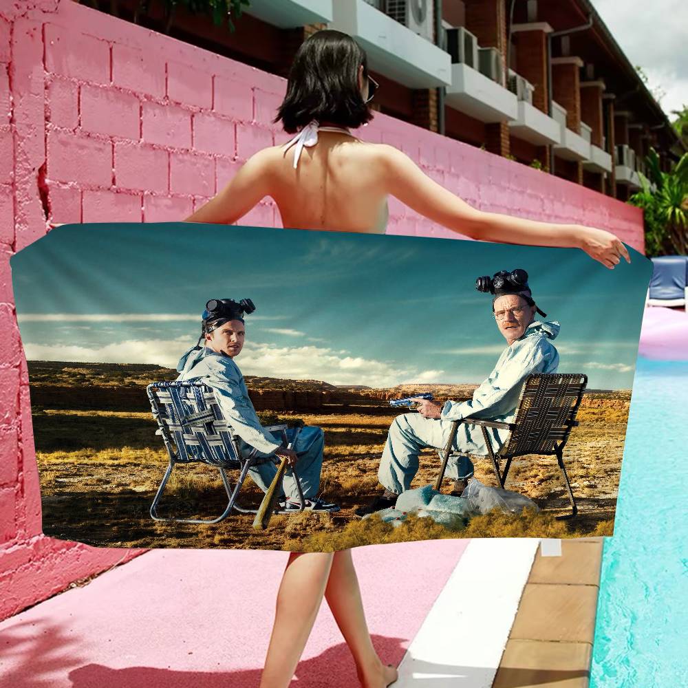TV Play Breaking Bad Anime Beach Swimming Towel Soft Absorbent Washcloth Children's Gifts For Kids Travel Camping Gym