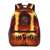 Movie Mortal Kombat Il Backpacks Boys Girls Bookbag Students School Bags Cartoon Travel Rucksack Shoulder Bag Large Capacity