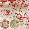 Shingel LED Pearl Fairy Lights Berry Beaded Garland String Lights Festive Birthday Party Wedding DIY Christmas Decoration Lights
