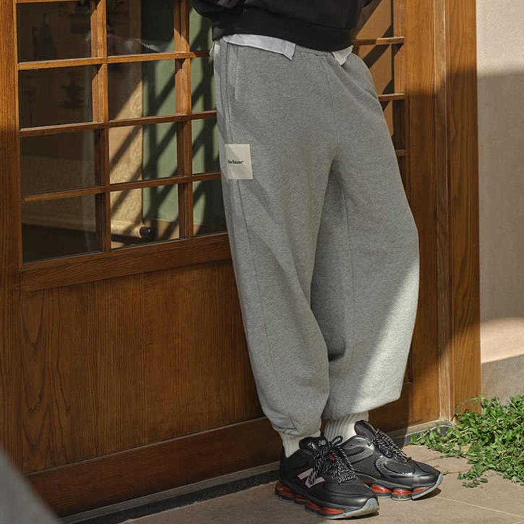 New Balance NB Grey Casual Pants Unisex MB61C5WN-GHM