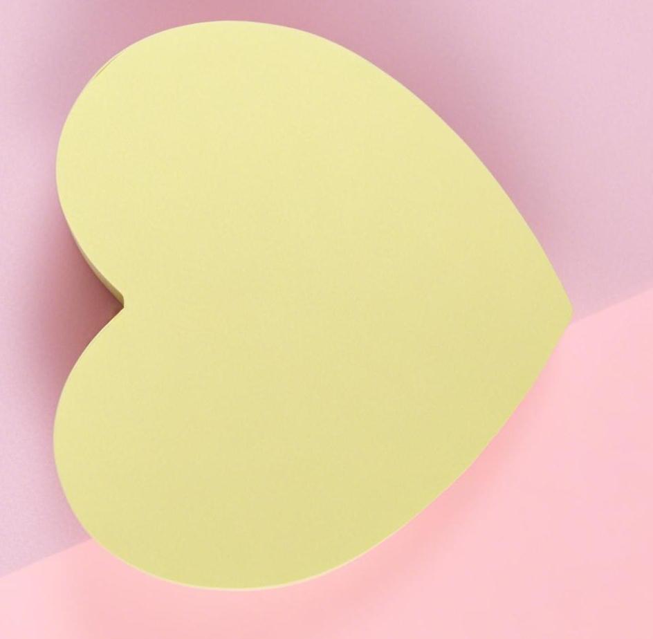 120 Blatt Herz Haftnotizen Selbstklebende Notizblöcke Notizblock Planer Aufkleber Für Büro Schule Schreibwarenzubehör