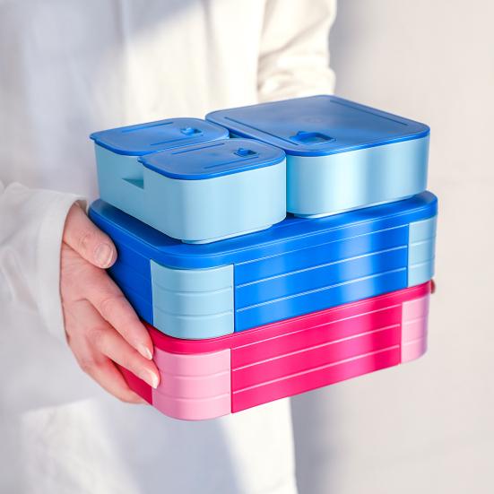 Bento obědový box pro dospělé a děti, nepropustný obal na oběd, vícedílná nádoba na plánování jídla
