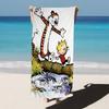 C-Calvin And Hobbes Microfiber Beach Towel Absorbent Quick dry Soft Yoga Swimming Resort Mountain Climbing Towel