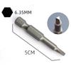 1PACK/5Pcs Special-shaped Screwdriver Set 50mm U-shaped Y-Type Triangle Inner Cross Three Points Screwdriver Bit Tool