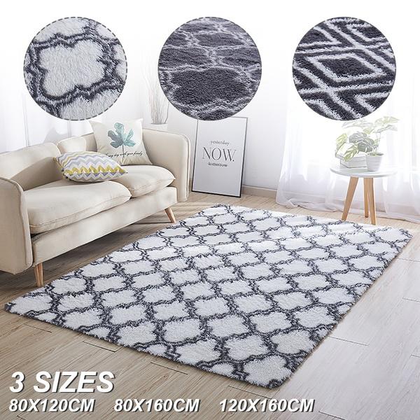 Buy Luxury Velvet Fluffy Area Rug Mordern Indoor Plush Fluffy Rugs