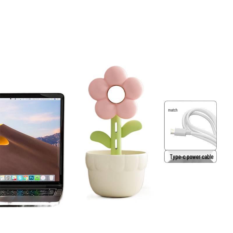 Blumen-Luftbefeuchter mit großem Fassungsvermögen und Nachtlicht - Ideal für Zuhause, Büro und Schlafzimmerdekoration