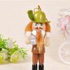 Creative Christmas Wood Nutcrackers Soldier Ornament  New Year Birthday Wedding