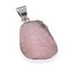 Natural Morganite Gemstone Handmade 925 Solid Sterling Silver Pendant 1.50" T9r65