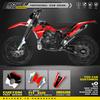 PowerZone Custom Team Graphics Hintergründe Aufkleber Kits Für GASGAS 2010 2011 EC MC 200 250 300 350