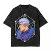 Devil May Cry T Shirt Washed Oversized Streetwear Hip Hop Vintage TShirts for Men Women Clothing Short Sleeve Cotton Tee Shirt