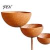 Metal Bird Feeder Stake 3 Tiered Cascading Rain Catcher Bath, Garden Water Iron Bowl Feeder, Outdoor Pollinator Watering Station for Garden,
