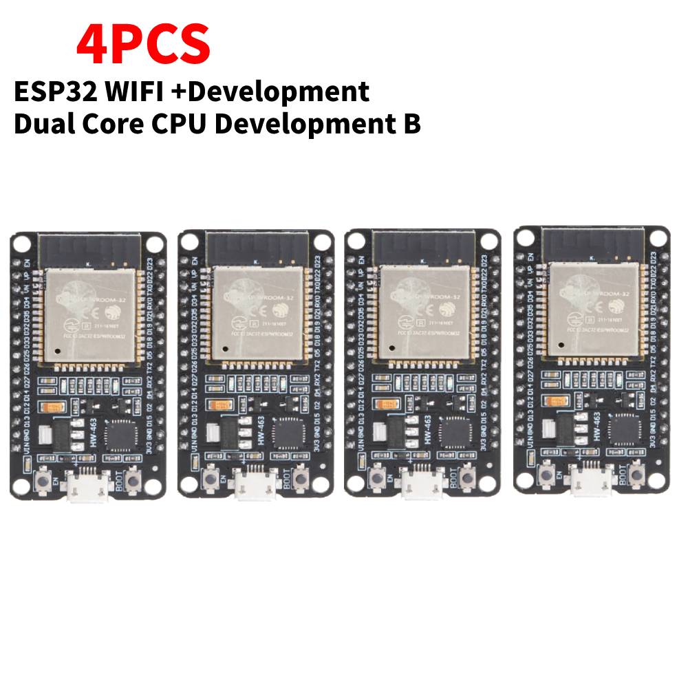 ESP32 WROOM-32 Development Board TYPE-C Micro USB WiFi+Bluetooth Ultra-Low Power Consumption SPI Flash 32Mbits Wireless Module