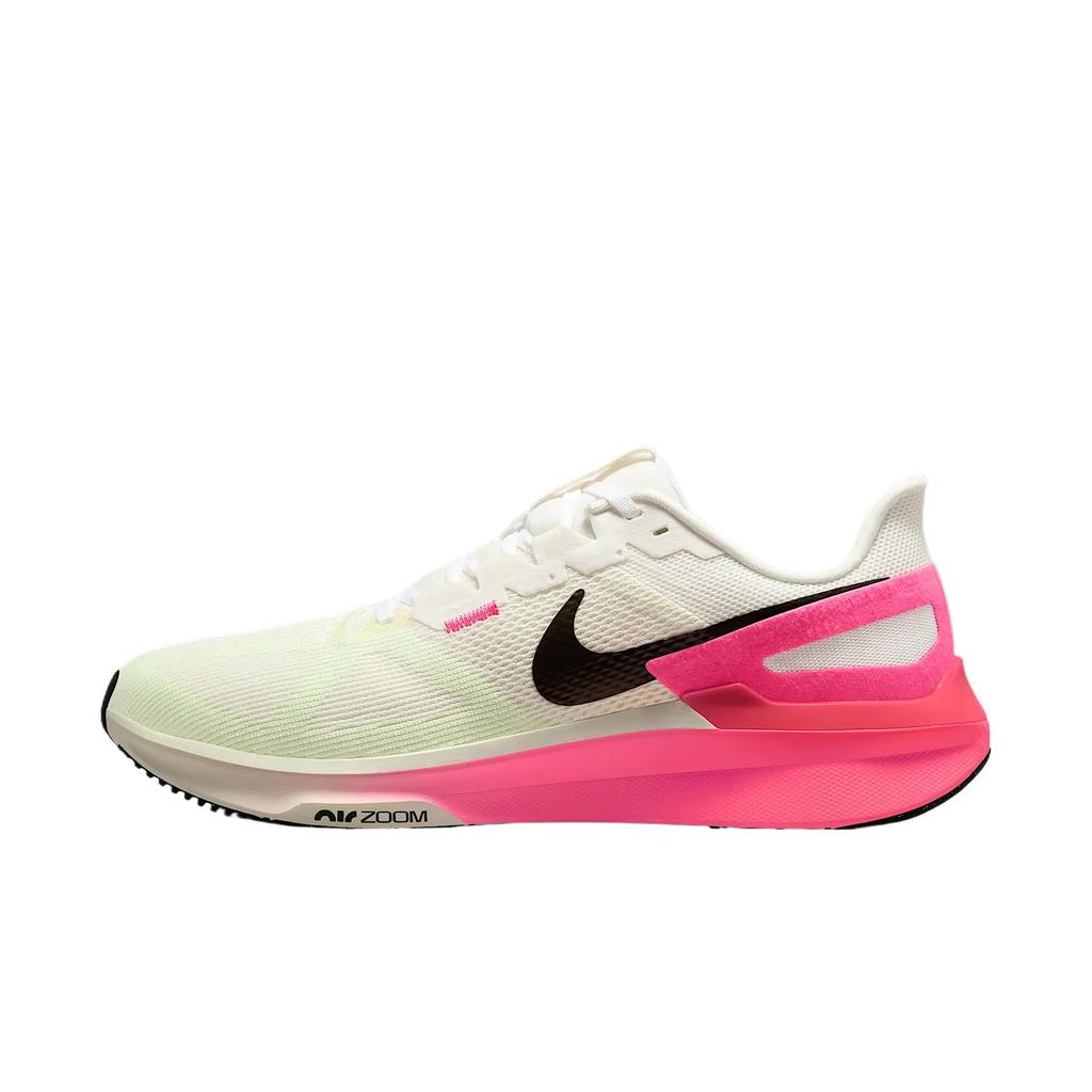 Nike Air Zoom Structure 25 Sail Hyper Pink Men Sneakers Cream Bright-Crimson Sequoia IB7451-100