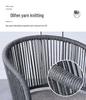Three-Piece Rattan Chair & Table Set for Balcony or Outdoor Spaces