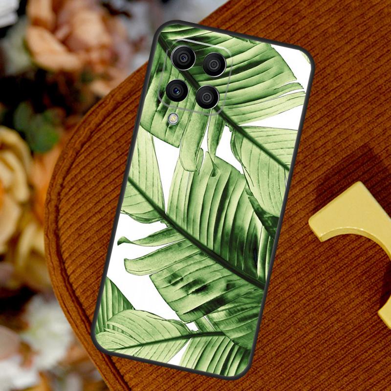 Banana Leaves For Samsung Galaxy M23 M33 M13 M53 M11 M51 M14 M34 M54 M15 M55 M20 M30s M12 M32 M52 Case