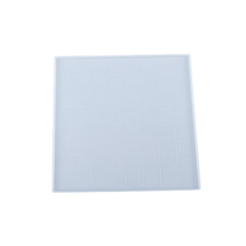 Форма для литья из смолы для шахмат и шашек 3D-шахматная доска DIY Форма для литья шахматной доски Силиконовая форма для литья шашек S