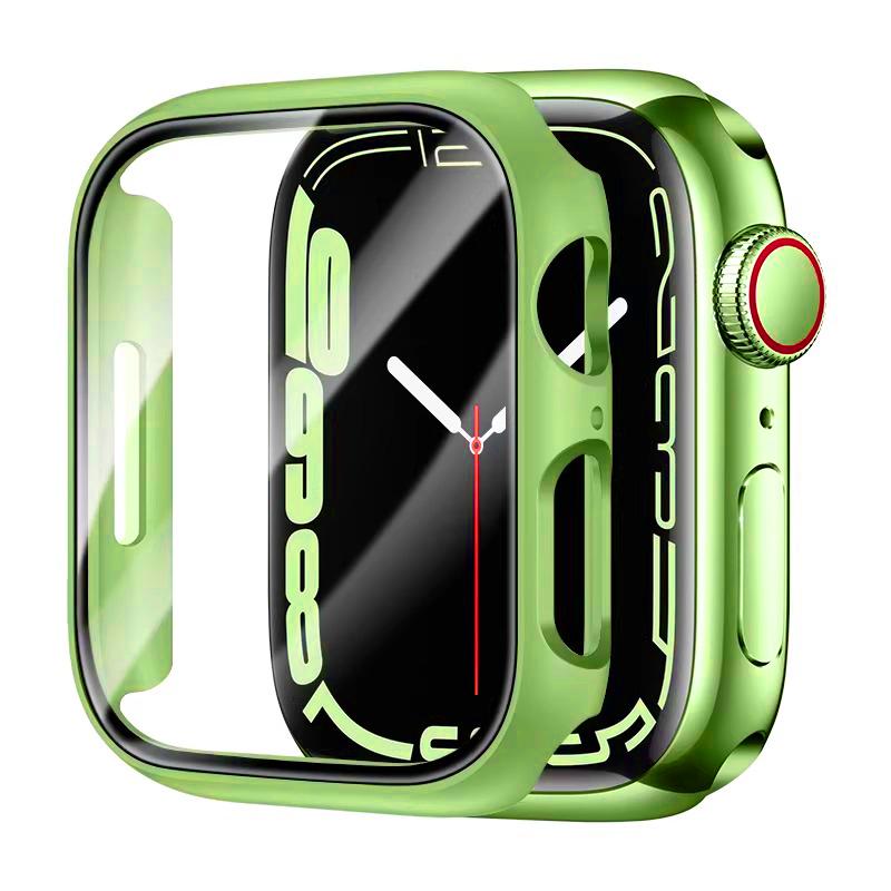 Case for Apple Watch 46mm 42mm 49mm 45mm 41mm 44mm 40mm PC Bumper Anti-fall Protective Sleeve iWatch Series 11 10 Ultra 9 8 7 SE