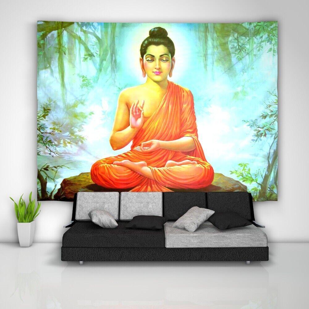 Indian Buddha tapestry 75x100