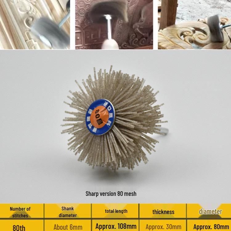 Nylon Abrasive Polishing Wheel for Wood and Furniture Carving