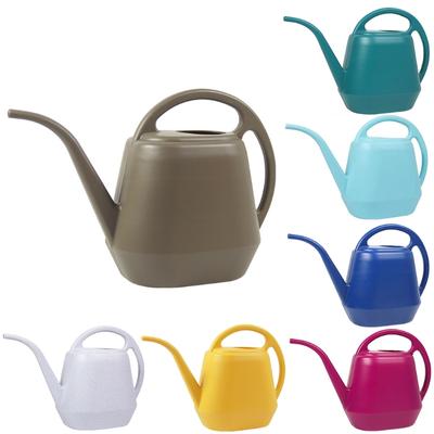 Regadera 4L Regadera de Plástico con Asa Cómoda Regadera Pequeña para Jardín Boquilla Larga para Interior Exterior