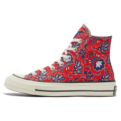 Δεκαετία 1970s Chuck Taylor All Star 70 Άνετα & Ευέλικτα Ψηλά Εσπαντρίγες Unisex Κόκκινο Σχέδιο