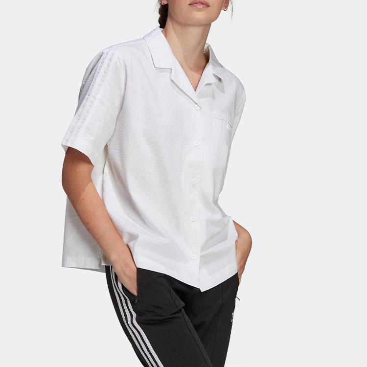 adidas Originals Women's Short Sleeve Shirt White HC2053